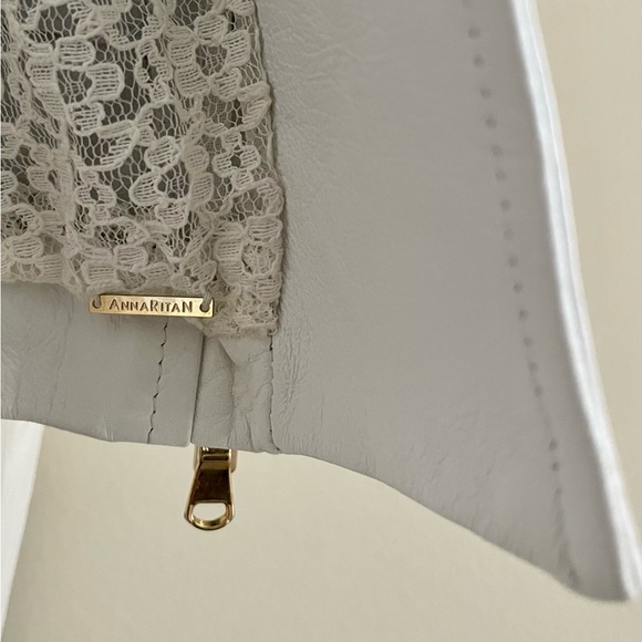 New Real leather jacket AnnaRita N size S EU 40 made in Italy org $559 - Picture 14 of 15